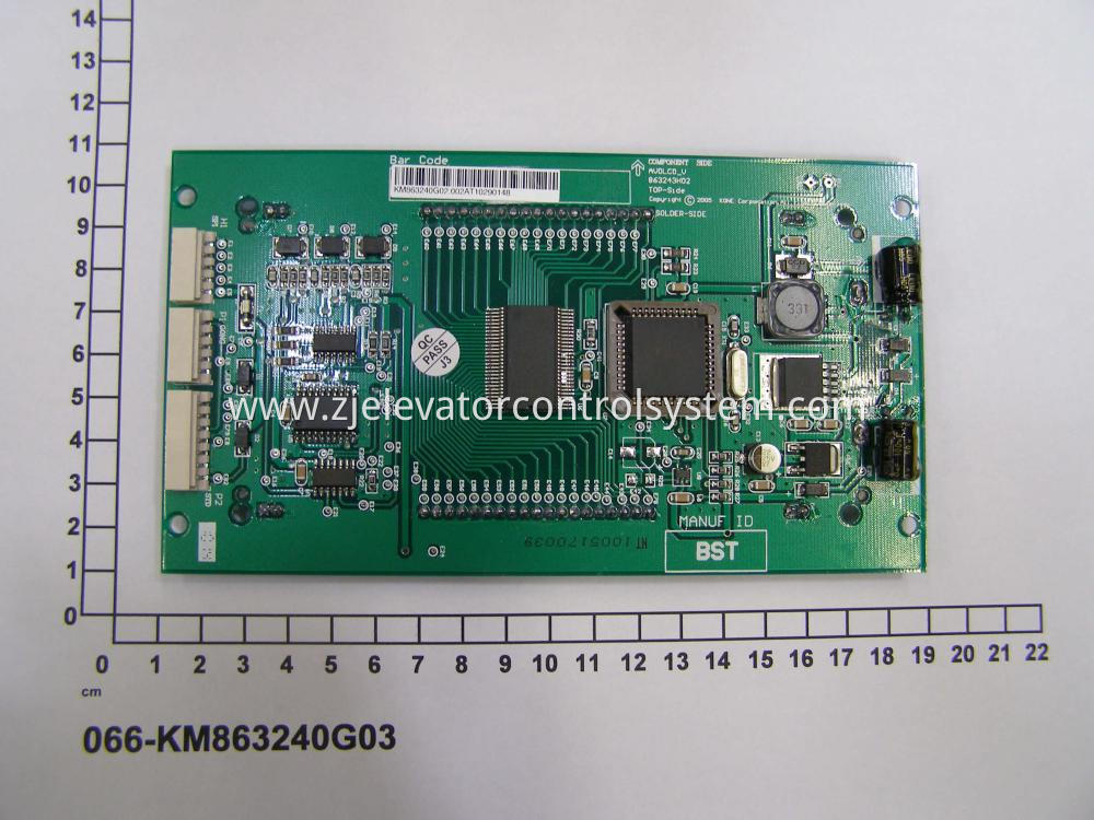 KONE Lift COP LCD Display Board KM863240G03